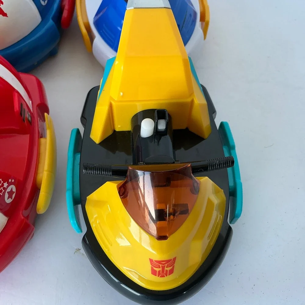 Jada Toys Ryan's World Transformers Bumper Car Set of 4 Combo Panda Red Titan OS